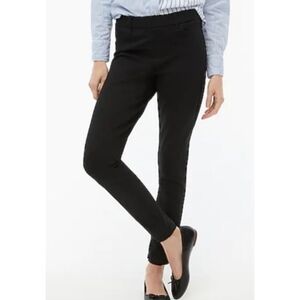 J.Crew Factory Gigi Pant In Ponte G9111 Black Size 10